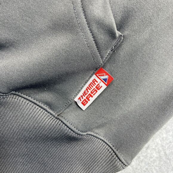 Chicago Cubs Majestic Hoodie Mens L Large Gray 2009 MLB Authentic Therma Base - Picture 6 of 10